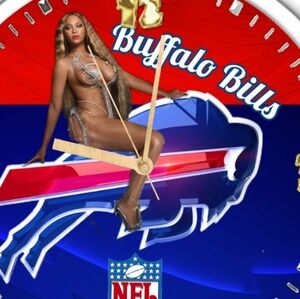 Buffalo Bills stuffing Beyonce led lights clock personalized